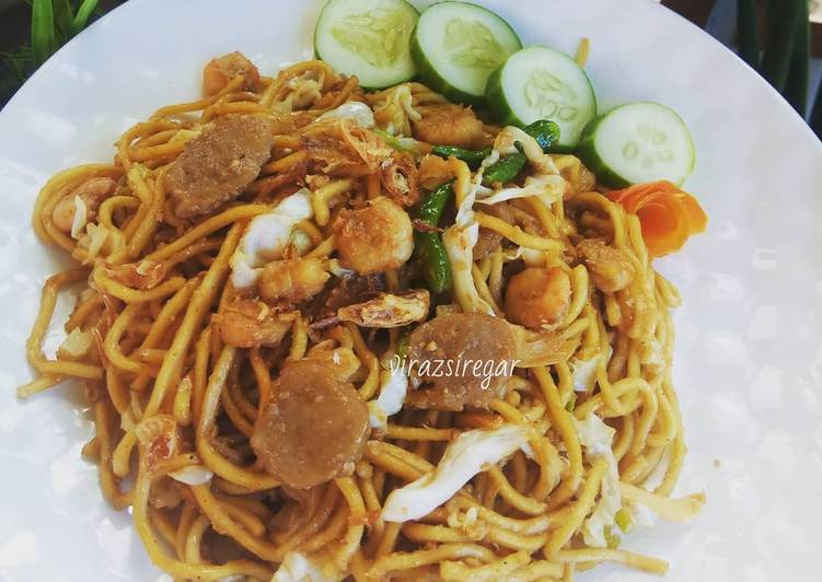 Resep Mie goreng basah Anti Gagal