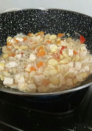 Foto resep Tumisan tahu dan sayur