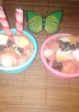صورة لوصفة ترايفل الحلويات بالفواكه