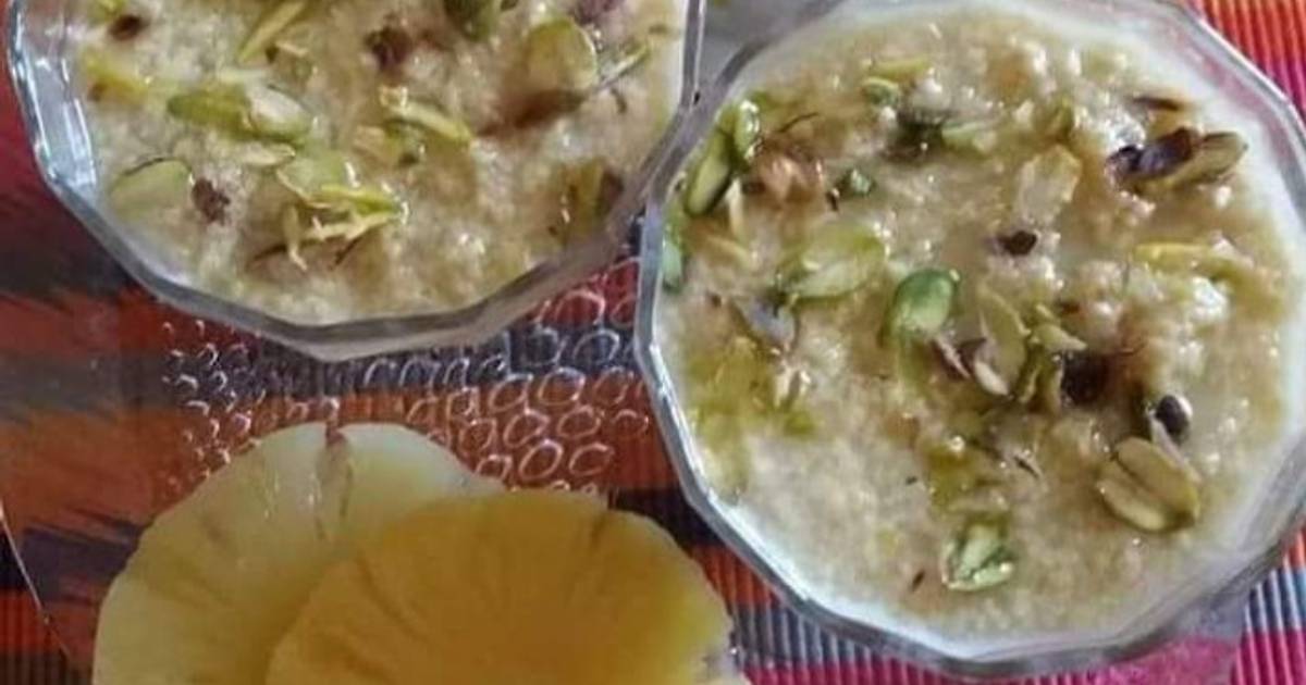 Pineapple kheer Recipe by Yasmeen Usama Cookpad