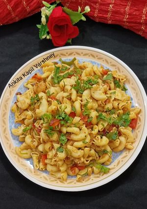 A picture of Masala Macaroni.