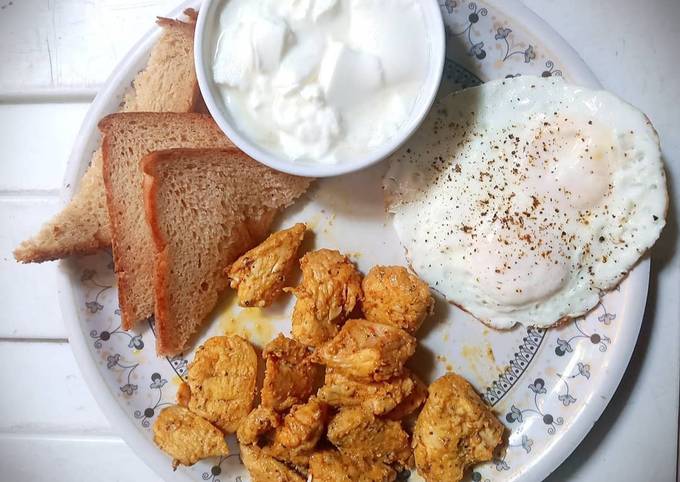 Healthy breakfast platter