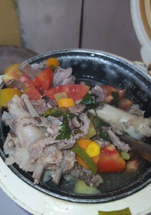 Foto resep Sop daging kambing rice cooker(empuk sampe nyoplok)