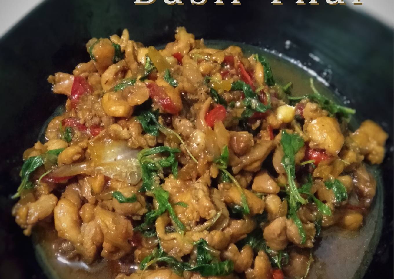 Ayam basil Thailand