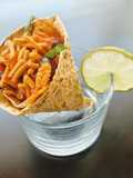 Papad Cone Chaat