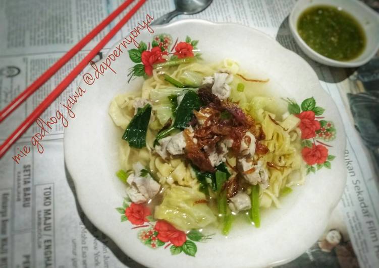 Resep Mie Godhog Jawa, Sempurna