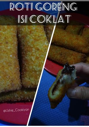 Foto resep Roti Goreng Isi Pisang Coklat