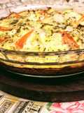 Tortilla de repollo y tomates.-