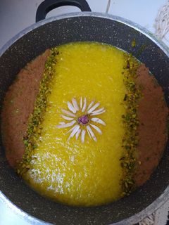 عکسی از دستور شله زرد