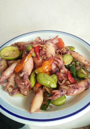 Foto resep Tumis Cumi Pete