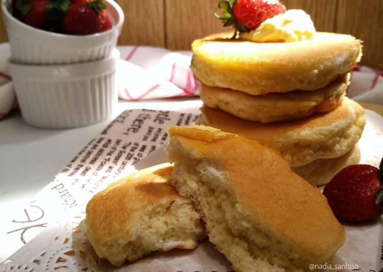 Resep Fluffy pancake Anti Gagal