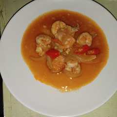 A picture of Udang asam manis pedas gampang banget tapi tetep enaaak.