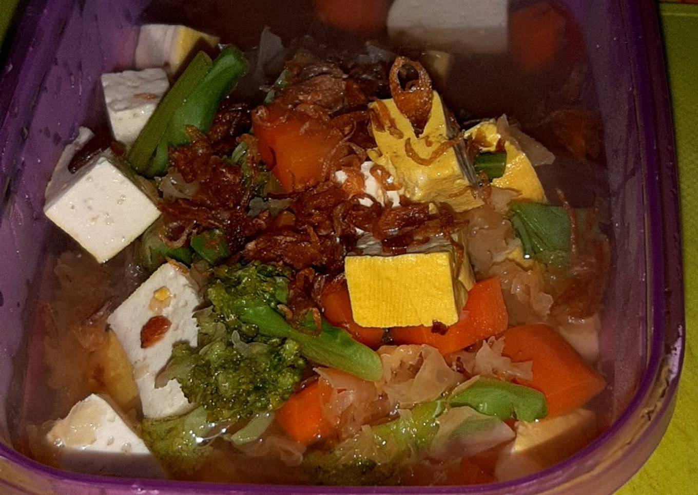 4. Sup Tahu Brokoli (100 kkal)