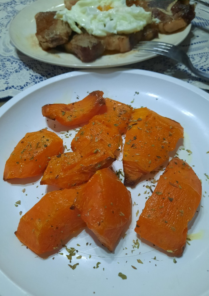 Una foto de Calabaza en freidora de aire