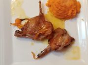 Una foto de pato a la naranja al horno