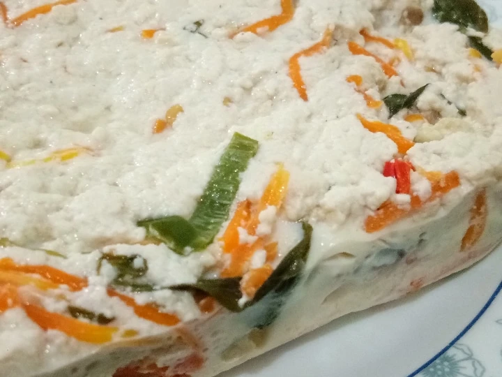 Langkah Gampang Menyiapkan Resep  Steam tahu ayam simple yang Sempurna, Enak