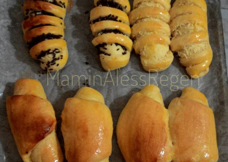  Resep  Roti  Sisir Roti  Manis Isi  Coklat Keju  oleh Mamina 