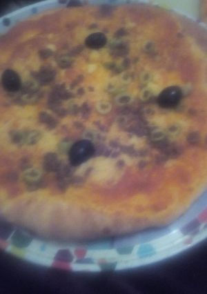 صورة لوصفة بيتزا