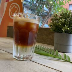 A picture of Iced Coffee with Tonic Water.