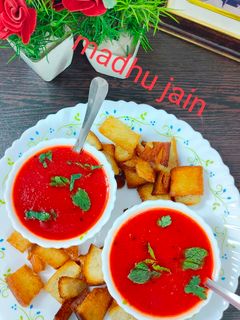गाजर,चुकुन्दर,टमाटर का सूप (Gajar chukandar tamatar ka soup recipe in Hindi) रेसिपी मुख्य फोटो
