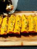เค้กฟักทองเพื่อสุขภาพ สูตรนึ่ง Healthy Pumpkin Steamed Cake
