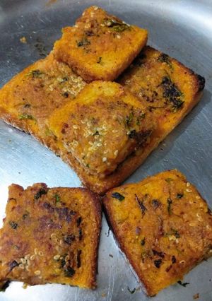 A picture of Besan bread toast.