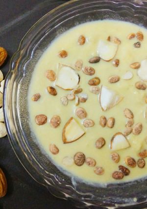 A picture of Dry Fruit Bread Rabdi.