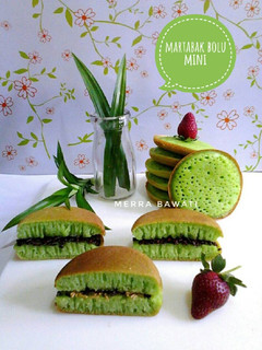 Foto resep Martabak Bolu Mini (Pandan)