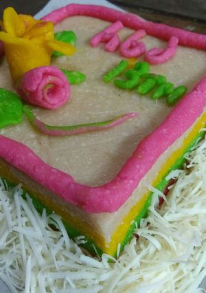 Foto resep Kue ultah dari getuk
