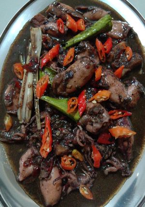 Foto resep Cumi hitam