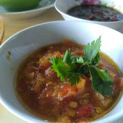 A picture of Sambel tomat ala mertua,pedes,,,,endes.