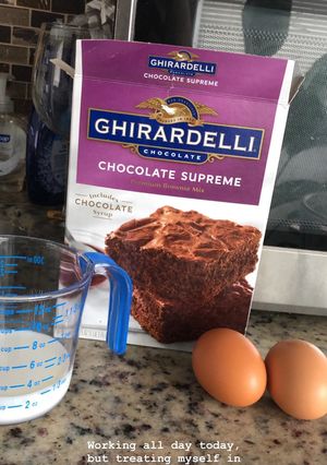 A picture of Brownies a la V.