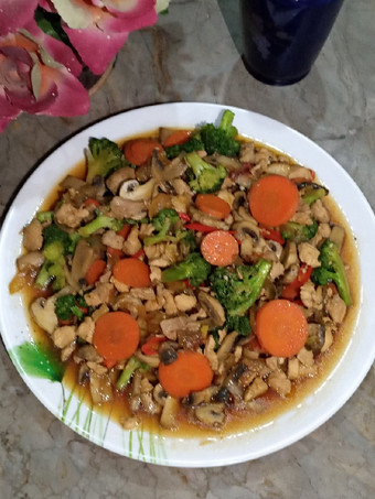 Anti Ribet, Membuat Jamur Kancing Ayam Teriyaki Untuk Pemula