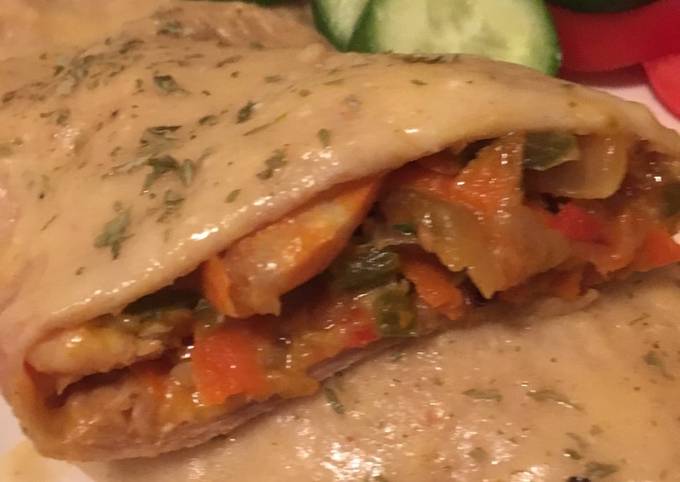 Recipe of Award-winning Shrimp Enchiladas with Vegetables