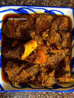 A picture of Mutton Curry.
