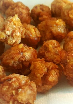 A picture of Homemade Crispy chicken balls😀.