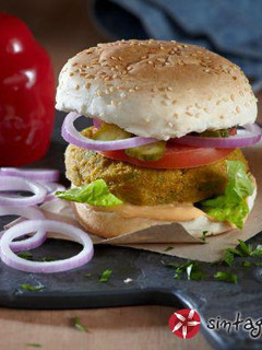 Φωτογραφία της συνταγής Burger με μπιφτέκι λαχανικών