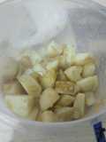 Ensalada de papa con salsa de mostaza