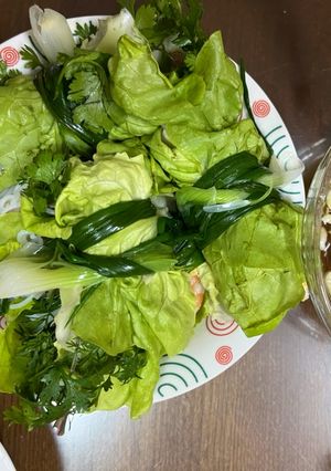 Hình của món Hành cuốn.