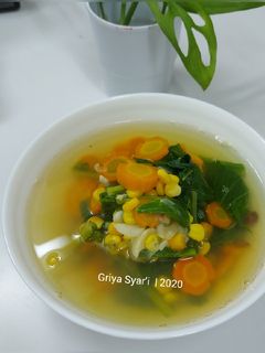 Foto resep Sayur Bening Sawi Jagung Manis Wortel