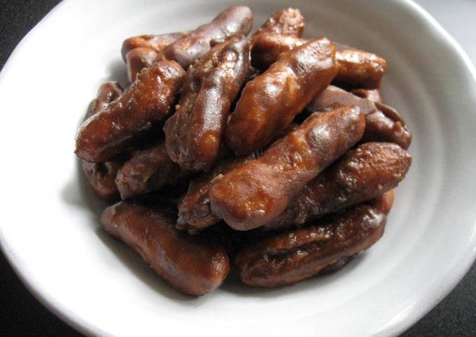 Simple Way to Prepare Quick Muscovado Coated Fried Biscuits