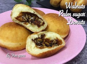 Foto resep Walnuts palm sugar donuts