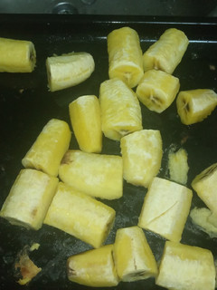A picture of Baked bananas.
