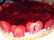 Una foto de base de tarta de gelatina