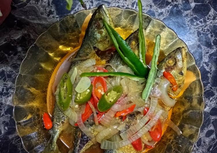 Masak resepi ikan rebus kembung asam masak tempoyak