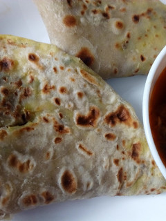 A picture of Aloo Paratha.