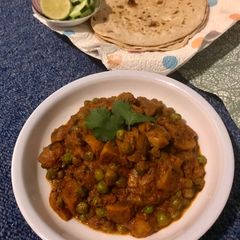 A picture of Mushroom Matar.
