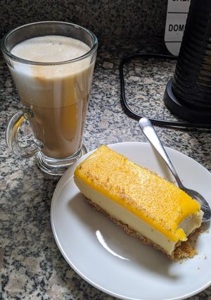 Una foto de Postre de mango