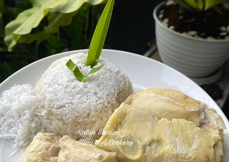 Resep Katan Durian/Silamak Durian (Nasi Lamak Padang) Anti Gagal