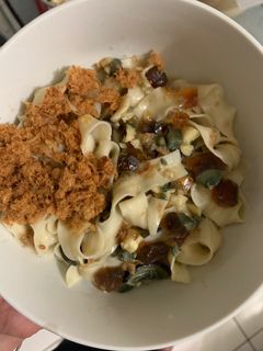 皮蛋肉鬆乾麵 的食譜成品照片